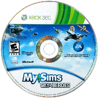 MySims SkyHeroes Xbox 360 US box art